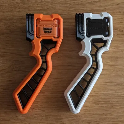 Beyblade X Angled Skelethal Proto Launcher Grip, beyblade launcher 3D printed mod