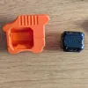 Internal cavity of Bakuten Shoot Left launcher skin showing Proto launcher fitment
