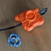 Beyblade X Bakuten style Left launcher grip overview showing full shell profile
