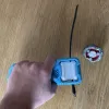 Top view of Bakuten Proto Launcher Grip held in hand for ergonomic demonstration
