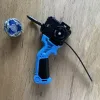 Bottom view of 3D printed Bakuten-style Beyblade X grip