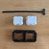 Exploded view of Beyblade X inline dual proto launcher grip components