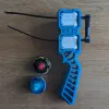 Front view of Beyblade X dual proto launcher grip