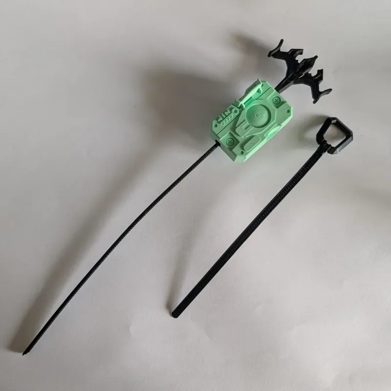 Beyblade X extended dragon ripcord compared to stock ripcord length side by side