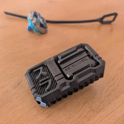 Inline Proto Launcher Grip, beyblade launcher 3D printed mod