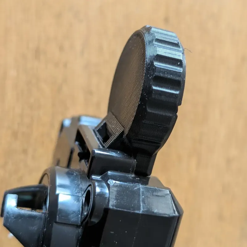 Top view of Beyblade X Level Scope Launcher Add-on accessory