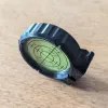 Beblade X leveling scope, detached from the launcher, a vial contains a bubble and an angle scale
