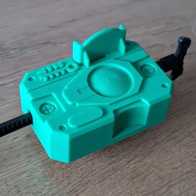 Proto Launcher Bakuten Shoot Style Grip, beyblade launcher 3D printed mod