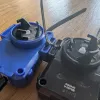 Beyblade X Double Winder Launcher Link zip tie mounting detail securing dual winder launchers