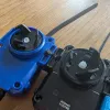 Close-up of Beyblade X Double Winder Launcher Link zip tie anchor point for stable synchronized launch